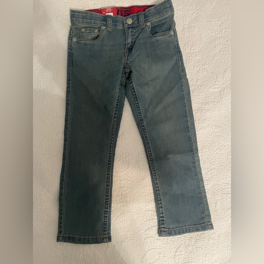 NWT boys size 5 slim flex stretch Levi’s jeans - Picture 2 of 4